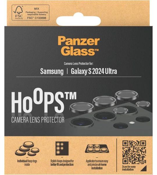 PanzerGlass Hoops Samsung Galaxy S24 Ultra Camera Lens Protector Glas