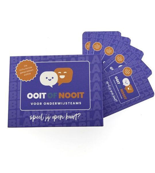 Kaartspel: Ooit of Nooit voor onderwijsteams | schurende gesprekken editie