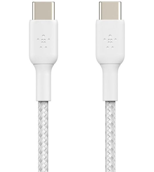 Belkin Braided Usb-c-naar-usb-c 1 Meter Wit