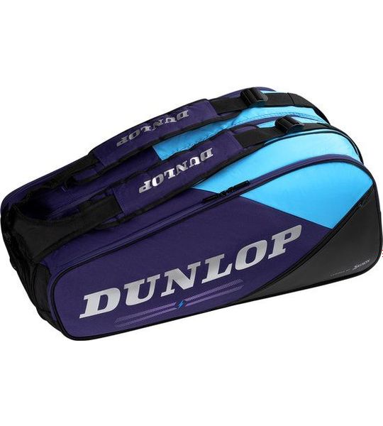 Dunlop -Tennistas- FX-PERFORMANCE 8RKT - Unisex Sporttas - Violet/Zwart/Cyaan