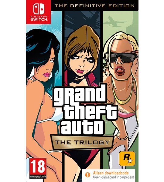 Rockstar Grand Theft Auto: The Trilogy - Definitive Edition Switch (download Code)