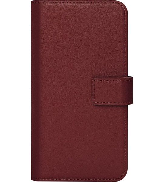 Caseuals Genuine Leather Wallet Bookcase Telefoonhoesje Voor Samsung Galaxy A55 5g Rood