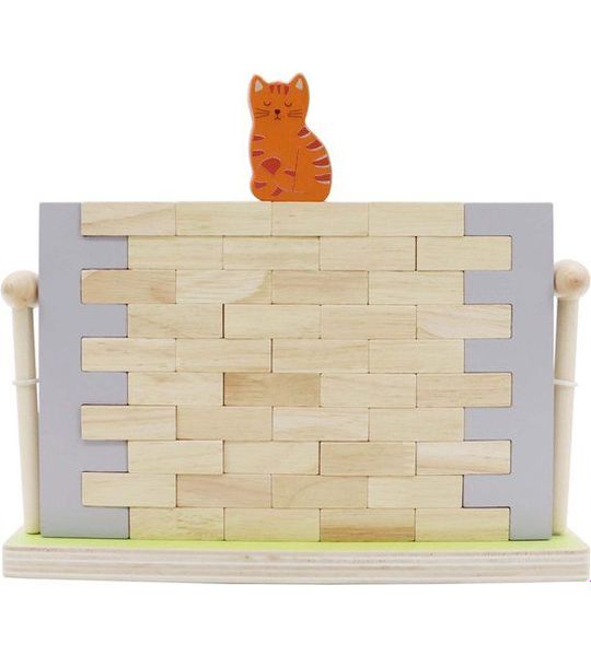 Houten Blokken Muur Balansspel, 44dlg.