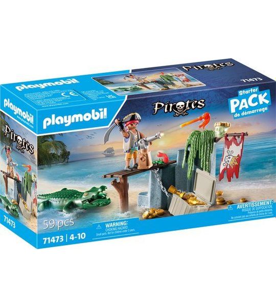 PLAYMOBIL Starter Pack Piraat met alligator - 71473