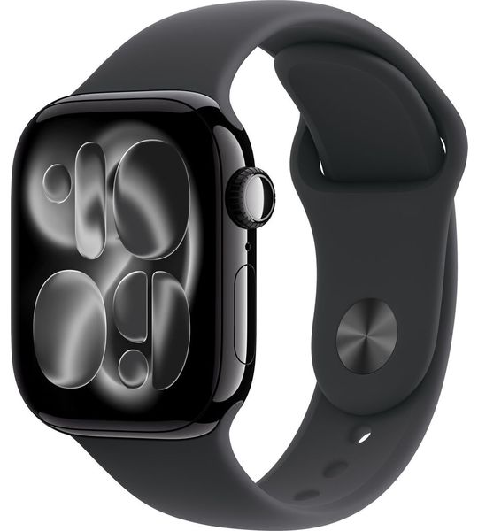 Apple Watch Series 11 gps + Cellular - 42mm aluminium Case Black Sport Band M/l Smartwatch Jet