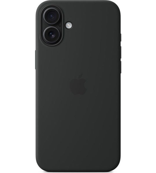 Apple Silicone Magsafe Cover Voor Apple Iphone 16 Plus Black