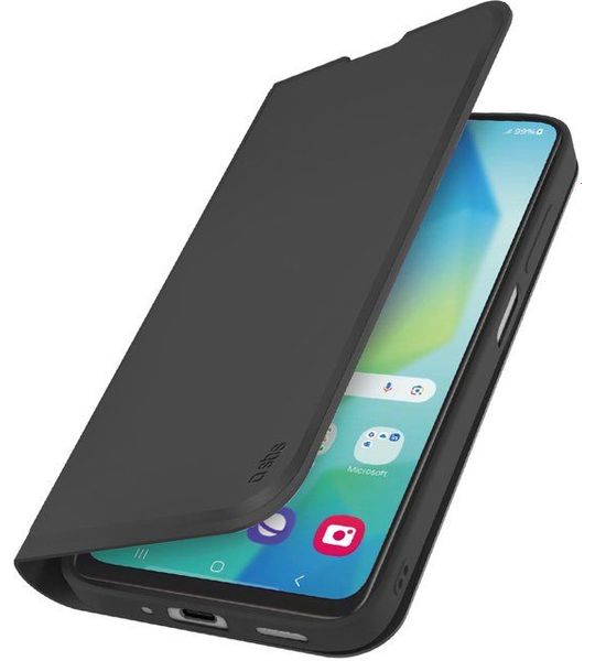 SBS Wallet Smooth Telefoonhoesje Voor Samsung Galaxy A17 Zwart