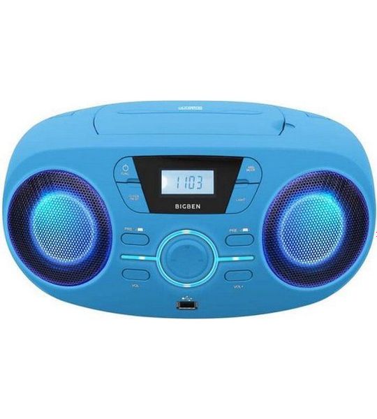 BigBen CD61BLUSB cd-speler Blauw