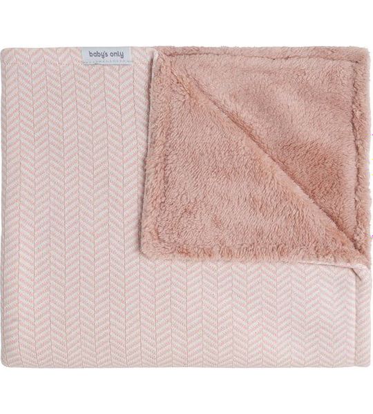 Deken Ledikant Baby's Only Dawn Teddy Blush/Ecru