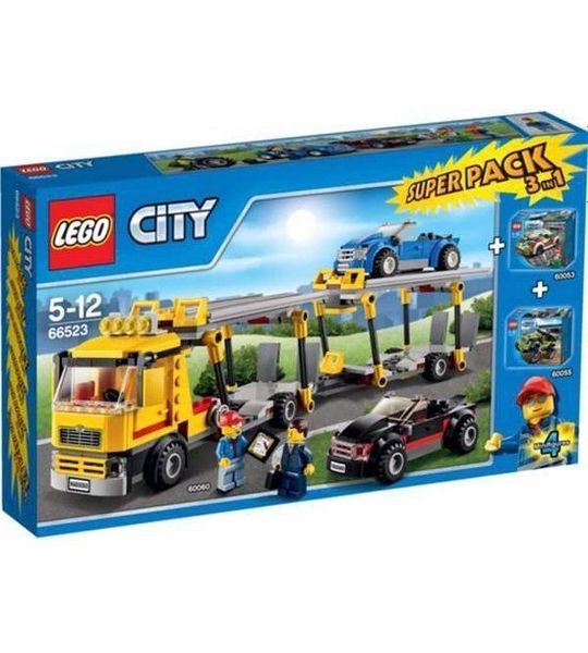 Lego City Super Pack 3 in 1 - 66523 - (60053, 60055, 60060)