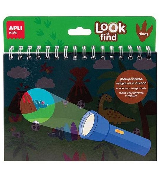 Boek Zoek & Vind Dinos 6 stuks