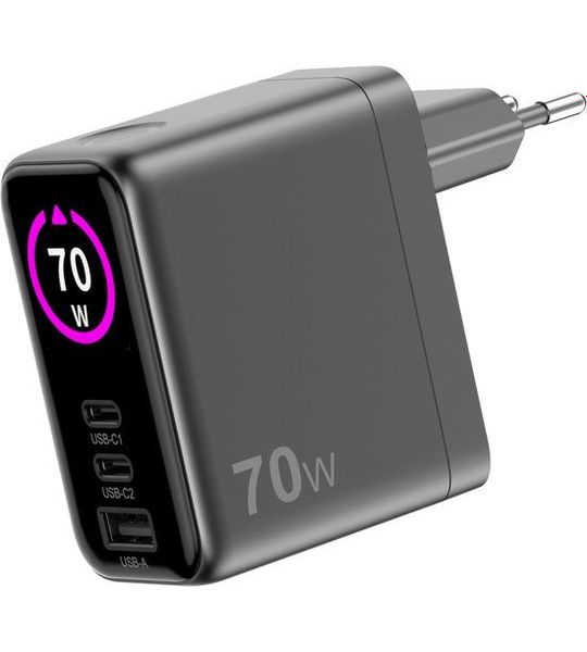 Sitecom 70w Pd-wandlader Met Led-display Wandlader