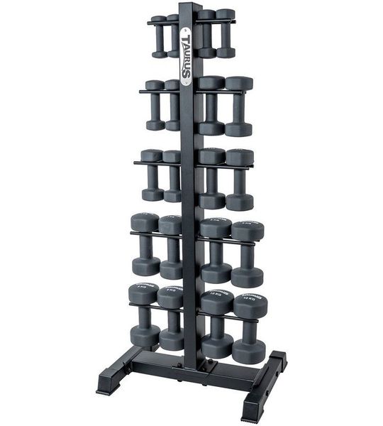 Taurus Dumbbellrek Set 1–10 kg | Halters Rek Home Gym Krachttraining