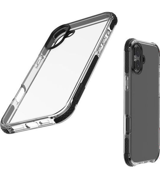 Cellularline Tetraforce Telefoonhoesje Voor Apple Iphone 16 Transparant