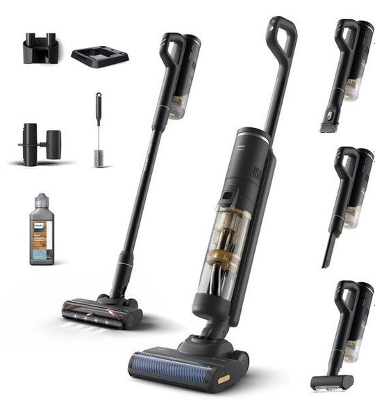 Philips Xw7264/11 7000 Series Aquatrio Steelstofzuiger 3 In 1 Geel