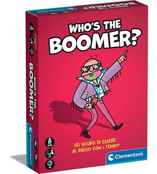 Clementoni Who'S The Boomer? 40 min Bordspel Feest