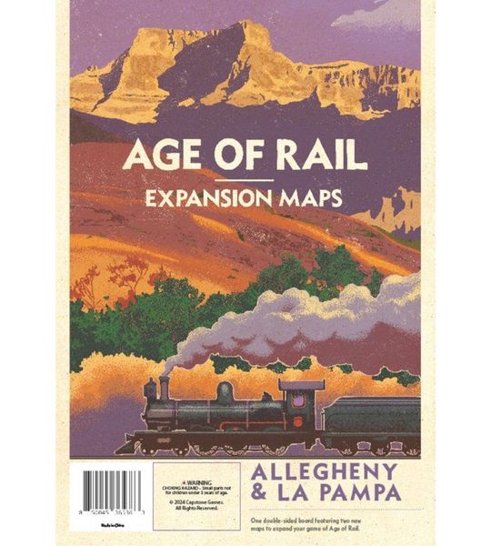 Iron Rail 4 Age of Rail La Pampa & Allegheny Bordspel Uitbreiding - Engelstalig