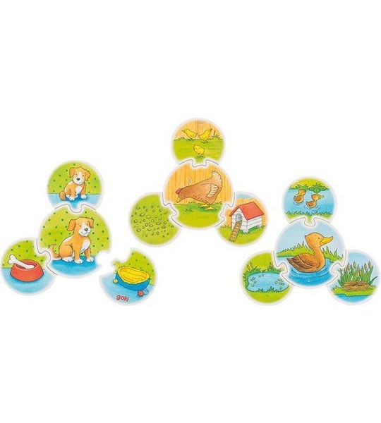 Goki Puzzle game animals