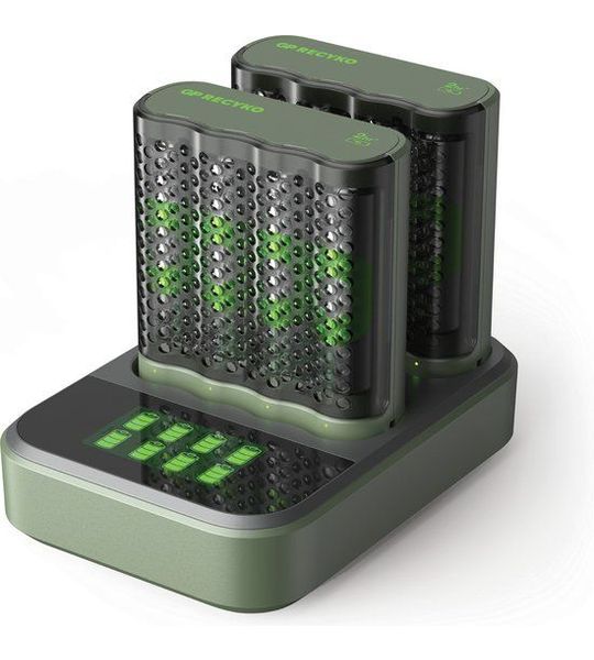 GP Usb-lader M451+8xaa 2600mah Dockingstation Batterijoplader