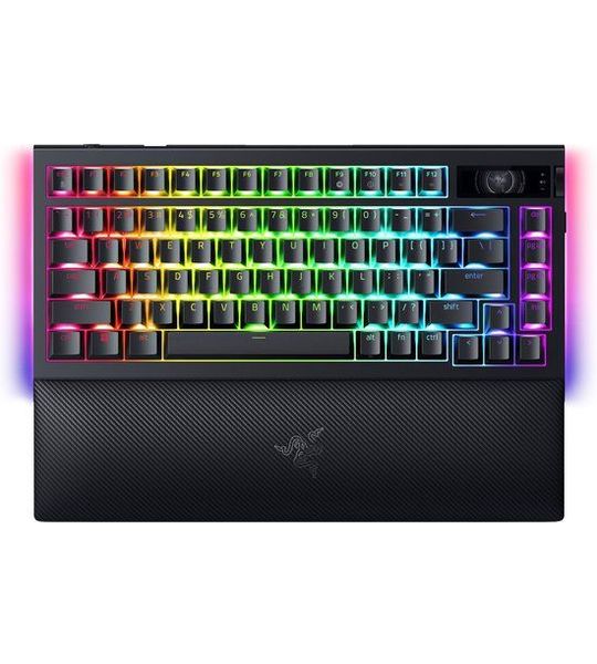 Razer Blackwidow V4 Pro 75% Us Layout Hot Swappable Draadloos Gamingtoetsenbord Zwart