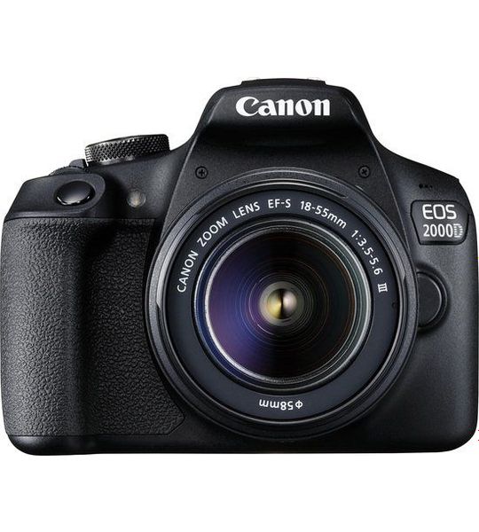 Canon EOS 2000D + EF-S 18-55mm f/3.5-5.6 + 16GB + tas