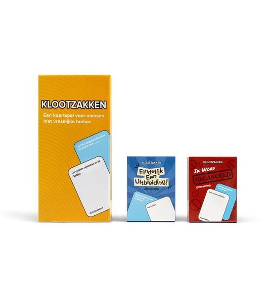 Klootzakken Kaartspel - Spel met 2 uitbreidingen - Ik word gecanceld