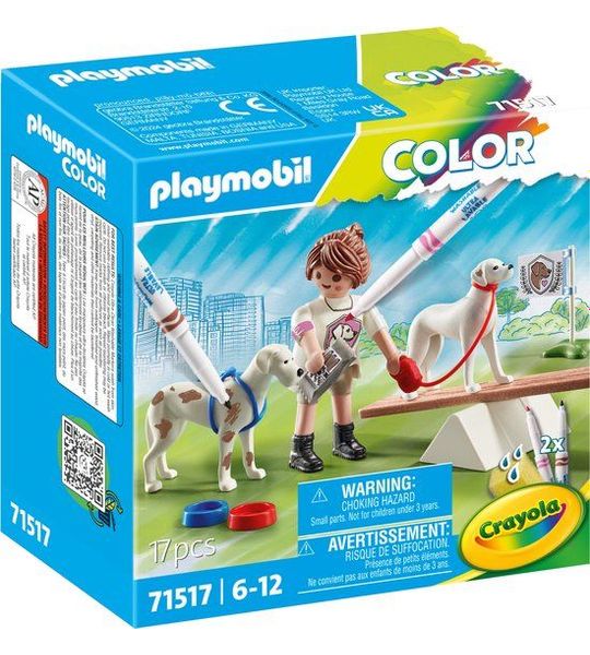 PLAYMOBIL Color Hondentraining - 71517