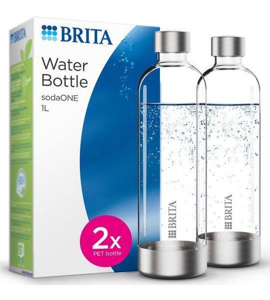 BRITA Sodaone Petflessen 1 Liter 2-pack