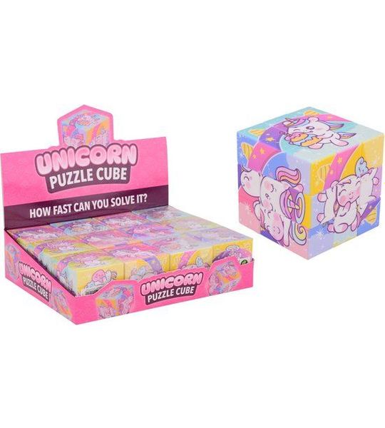 Johntoy Eenhoorn Puzzel Kubus