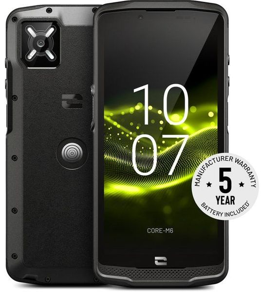 CrossCall Core M6 - Zwart 128 Gb