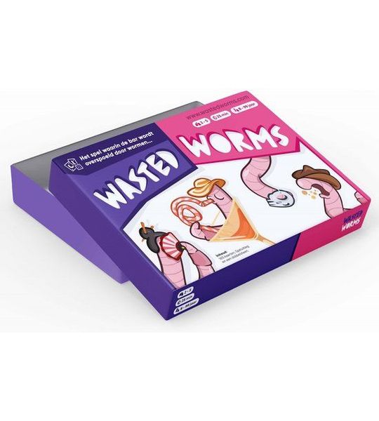 Wasted Worms - hét kaartspel - NL