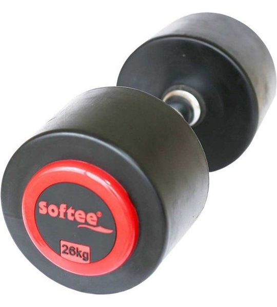 Softee Pro-sport 26kg Dumbbell Zwart 26 kg