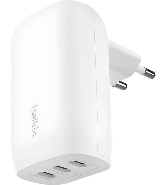Belkin Belkin 3-port Usb-c Wall Charger With Pps 67 Watt Inclusief Thuislader