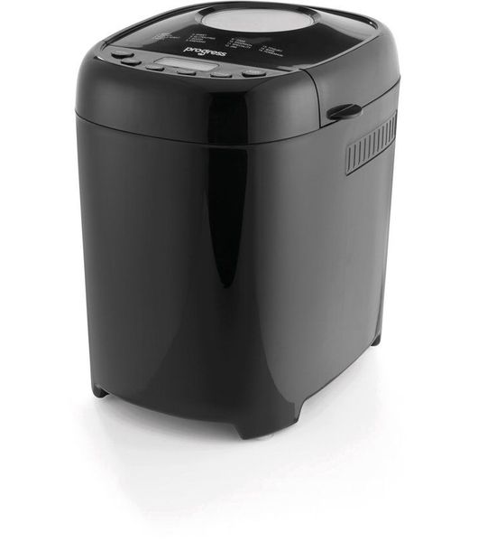 Progress Broodbakmachine - 15 functies, 3 korstopties, 550W, Zwart