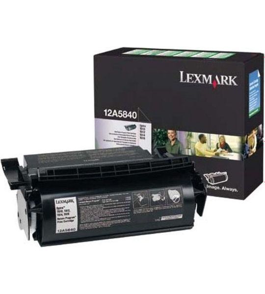Lexmark 12A5840 zwart