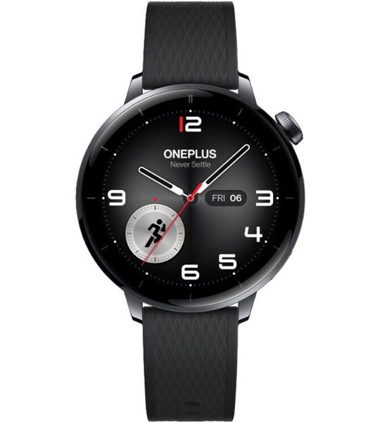 OnePlus Watch 3 43mm - Black Steel Smartwatch Zwart
