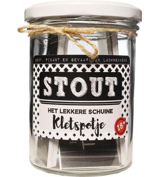 Kletspotje Stout! | Kletspot | Kletskaarten | 18+