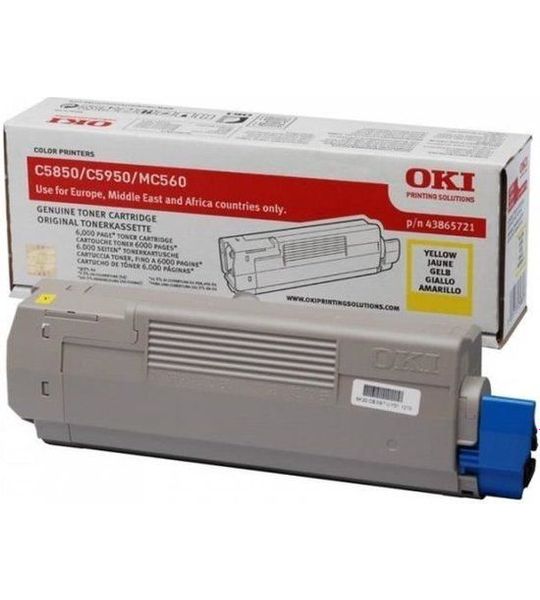 Oki C5850 / C5950 Toner geel