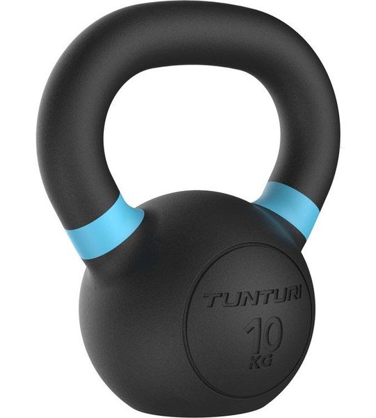 Tunturi Platinum Cast Iron Kettlebell - 10kg - Incl. gratis fitness app