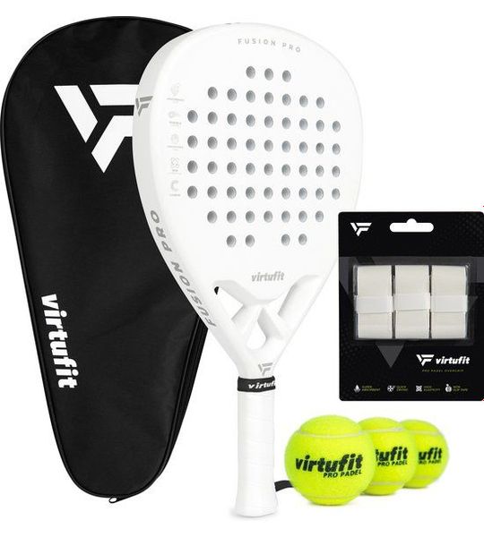 VirtuFit Fusion Pro Padel Set - Wit - Silver