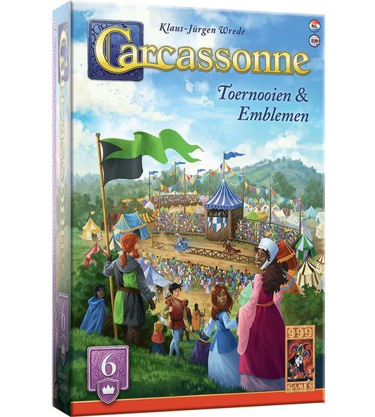 Carcassonne: Toernooien&Emblemen Uitbreiding - Bordspel