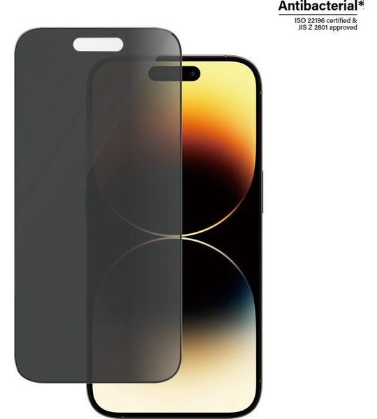 PanzerGlass Apple Iphone (2022) Pro 6.1 Uwf Privacy - Anti-bacterial With Easyaligner Screenprotector