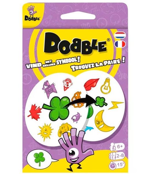 Dobble: Vind het Gelijke Symbool - Het Razendsnelle Reactiespel!