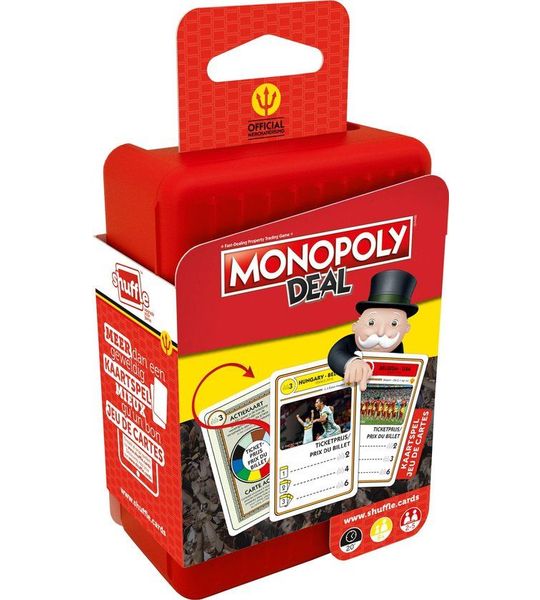 Shuffle Go - Monopoly Deal Rode Duivels - Belgian Red Devils WK