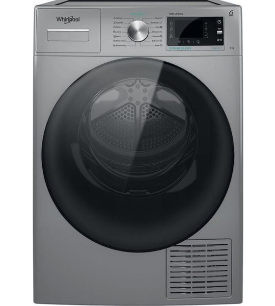 Whirlpool W7 D93SB EE Warmtepompdroger Zilver