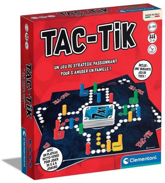Clementoni Tac-Tik, Bordspel, Strategie, 8 jaar, 45 min, Familiespel