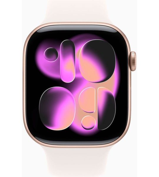 Apple Watch Series 11 Cellular 46mm  Rosegoud Sportband M/L