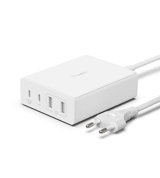 Belkin Power Delivery Power Hub met 4 Usb Poorten 96W Wit