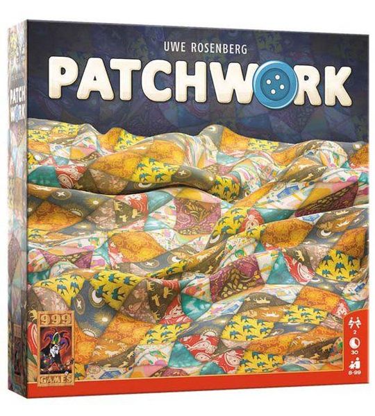 999 Games - Patchwork - Twee speler spel - Uitdagende puzzel voor 2