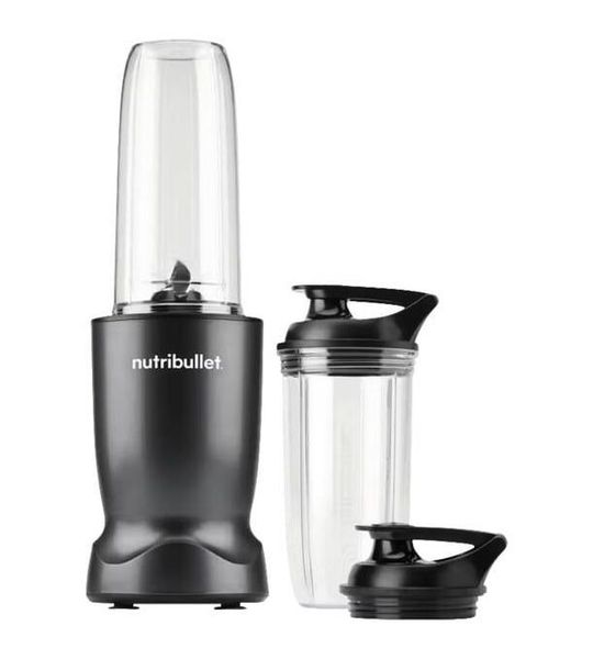 Nutribullet Turbo 1000W Gun Metal (6pcs) Foodprocessor Zwart
